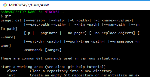 git command absolute