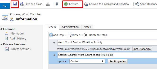 Activate-Workflow