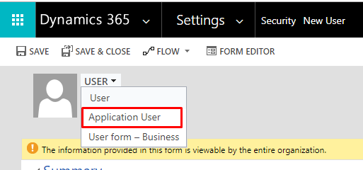 set-form-as-application-user