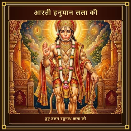 आरती हनुमान लला की