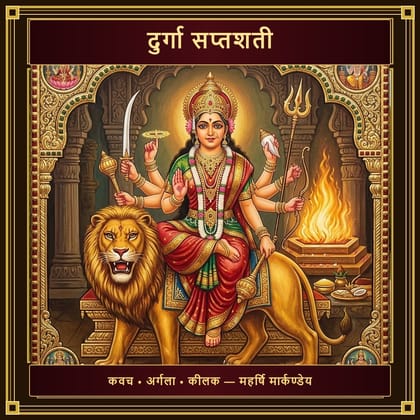 दुर्गा सप्तशती मुख्य स्तोत्र (कवच, अर्गला, कीलक)