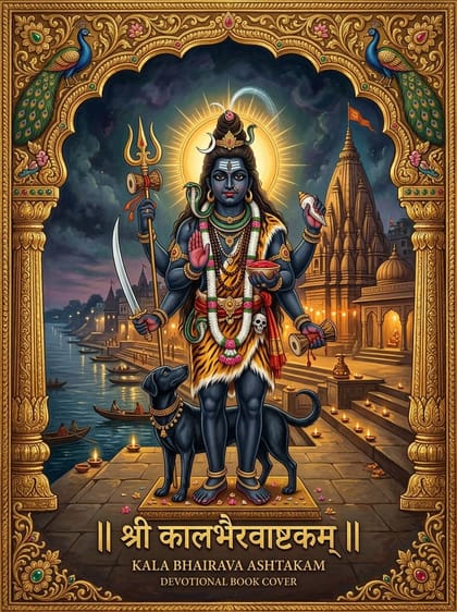 कालभैरवाष्टकम् — आदि शङ्कराचार्य पुस्तक आवरण