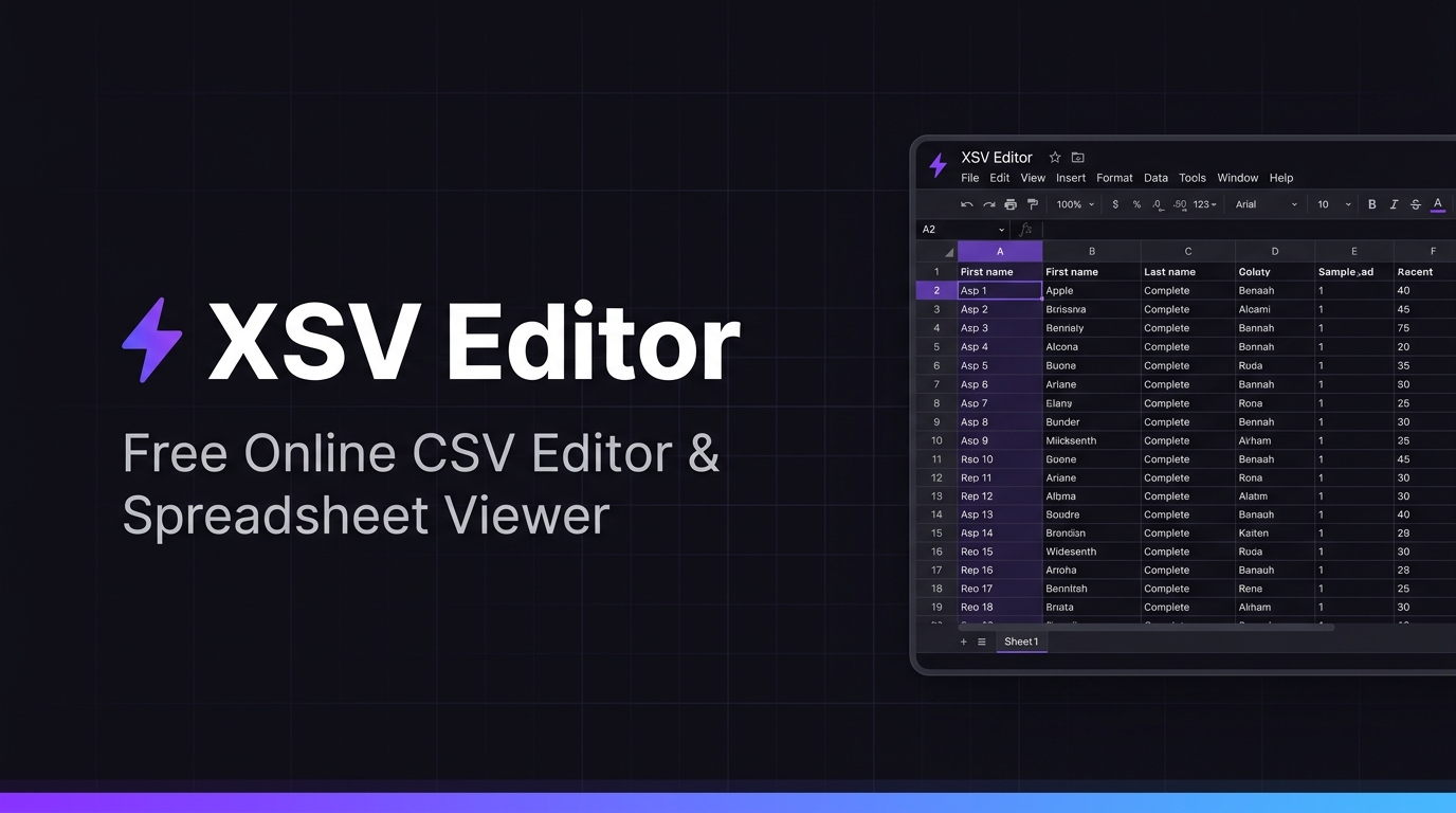 CSV Editor Online